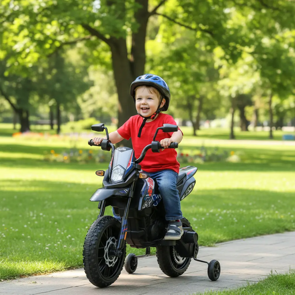 12V Aprilia Motorcycle 1 Seater Ride On for Kids - Image 16