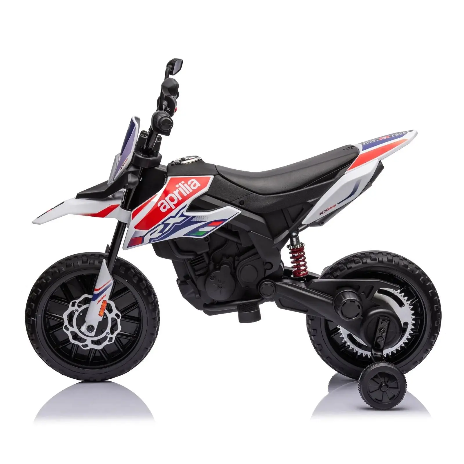 12V Aprilia Motorcycle 1 Seater Ride On for Kids - Image 3