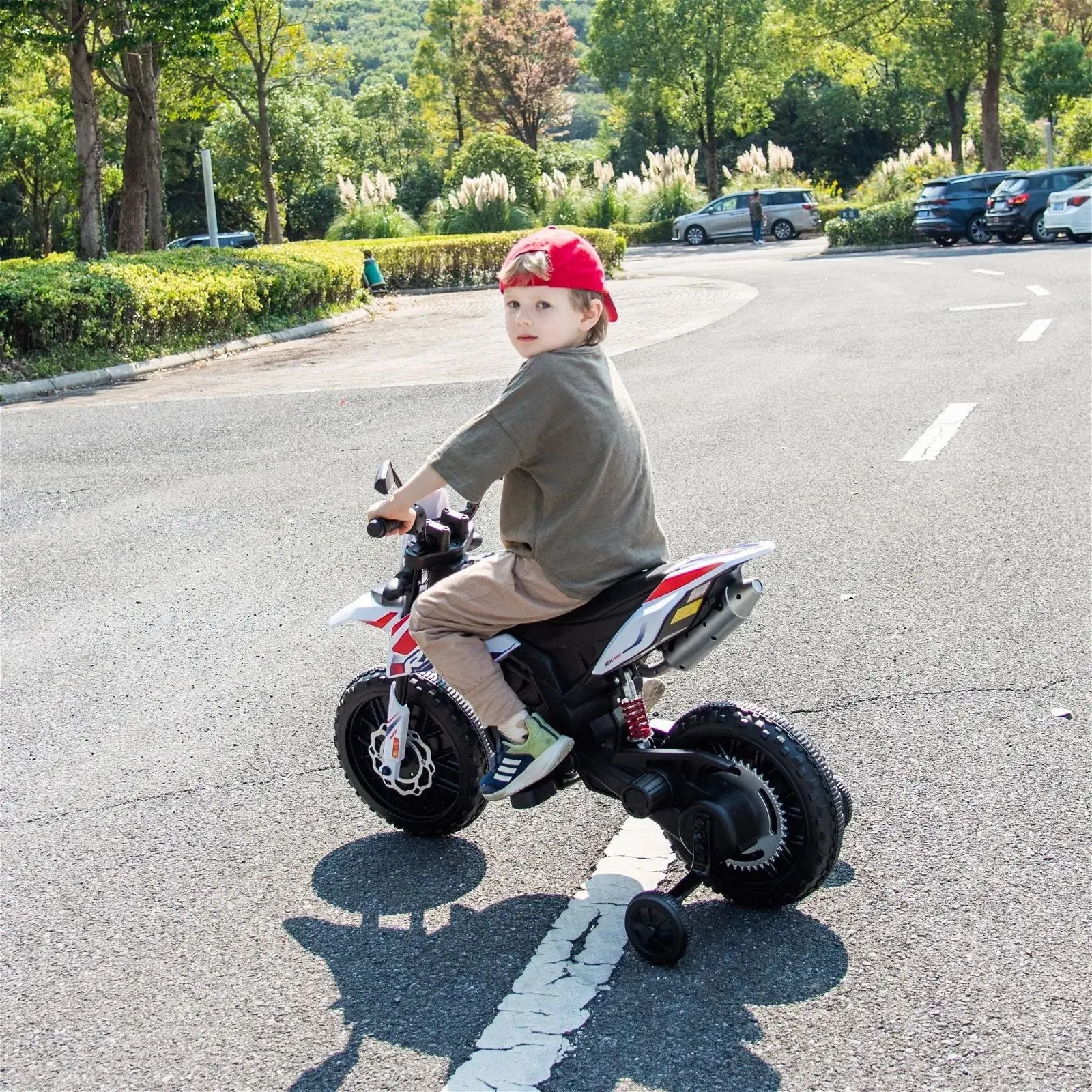 12V Aprilia Motorcycle 1 Seater Ride On for Kids - Image 4