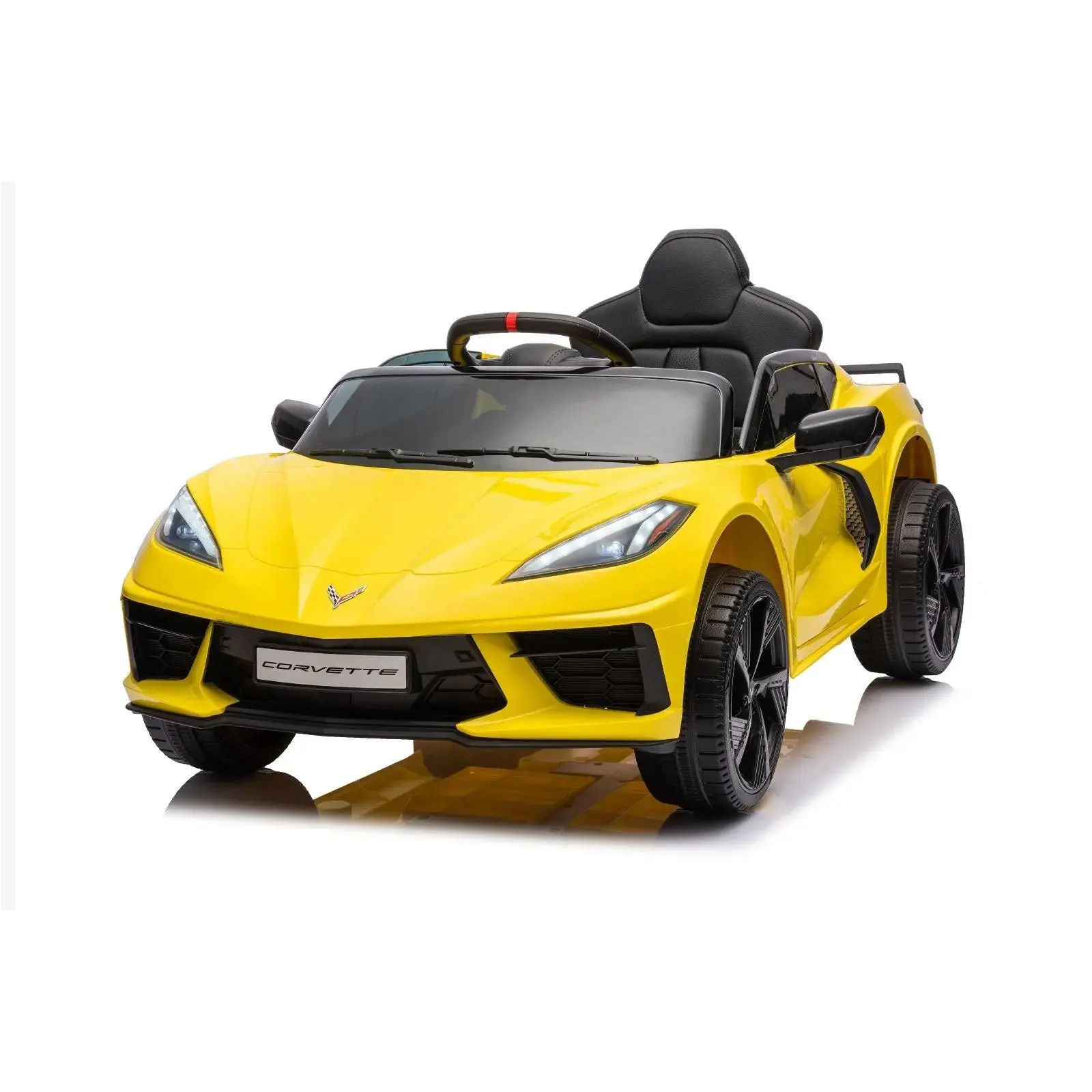 12V Chevrolet Corvette C8 1-Seater Kids Ride-On Car - Image 21