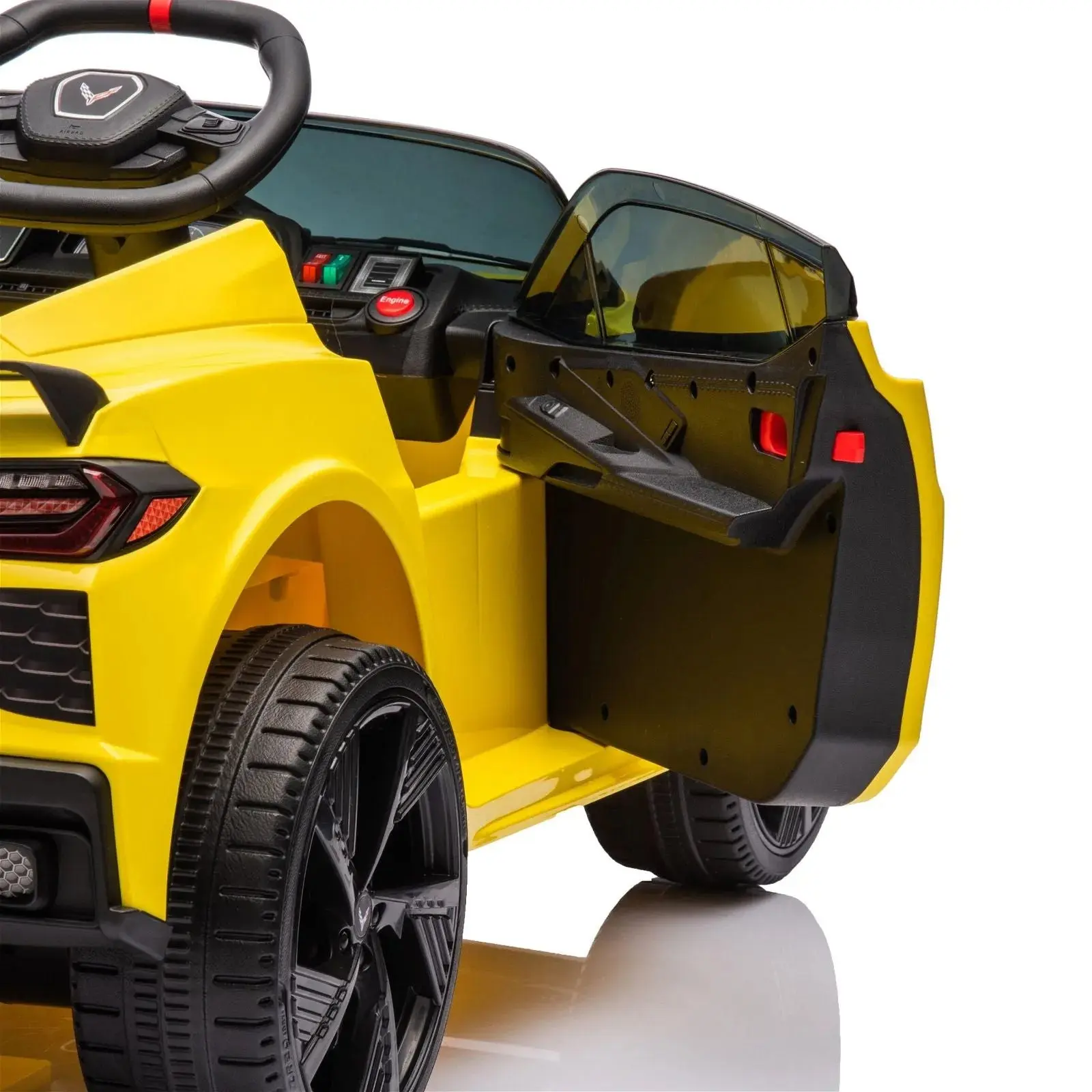 12V Chevrolet Corvette C8 1-Seater Kids Ride-On Car - Image 25