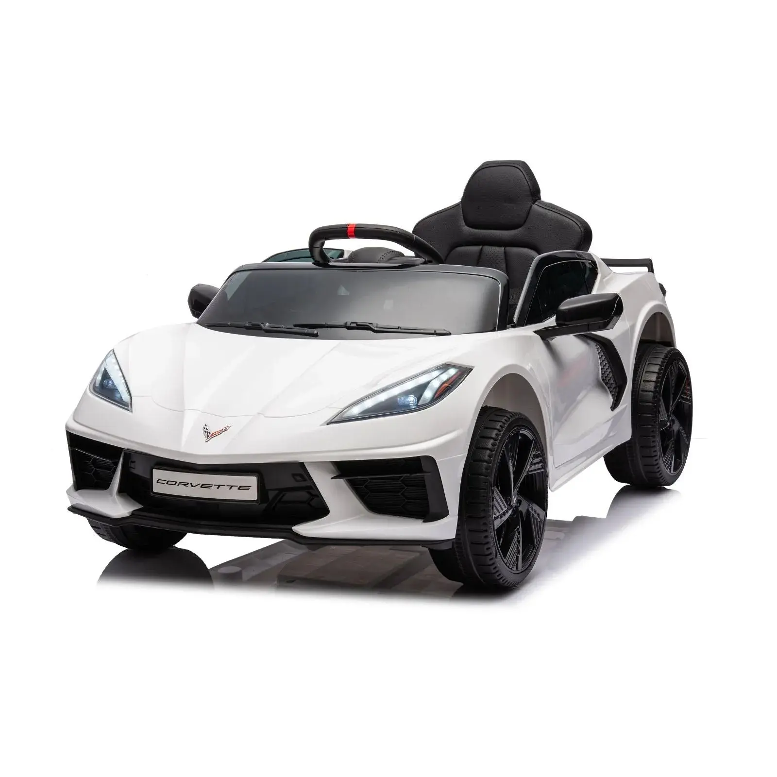 12V Chevrolet Corvette C8 1-Seater Kids Ride-On Car - Image 31