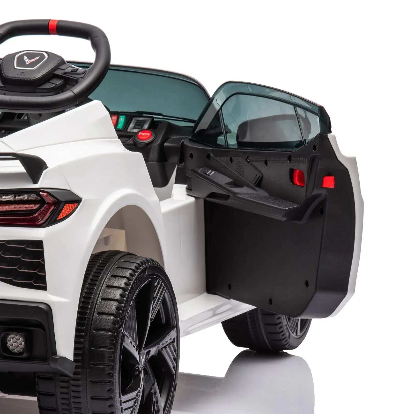 12V Chevrolet Corvette C8 1-Seater Kids Ride-On Car - Image 35
