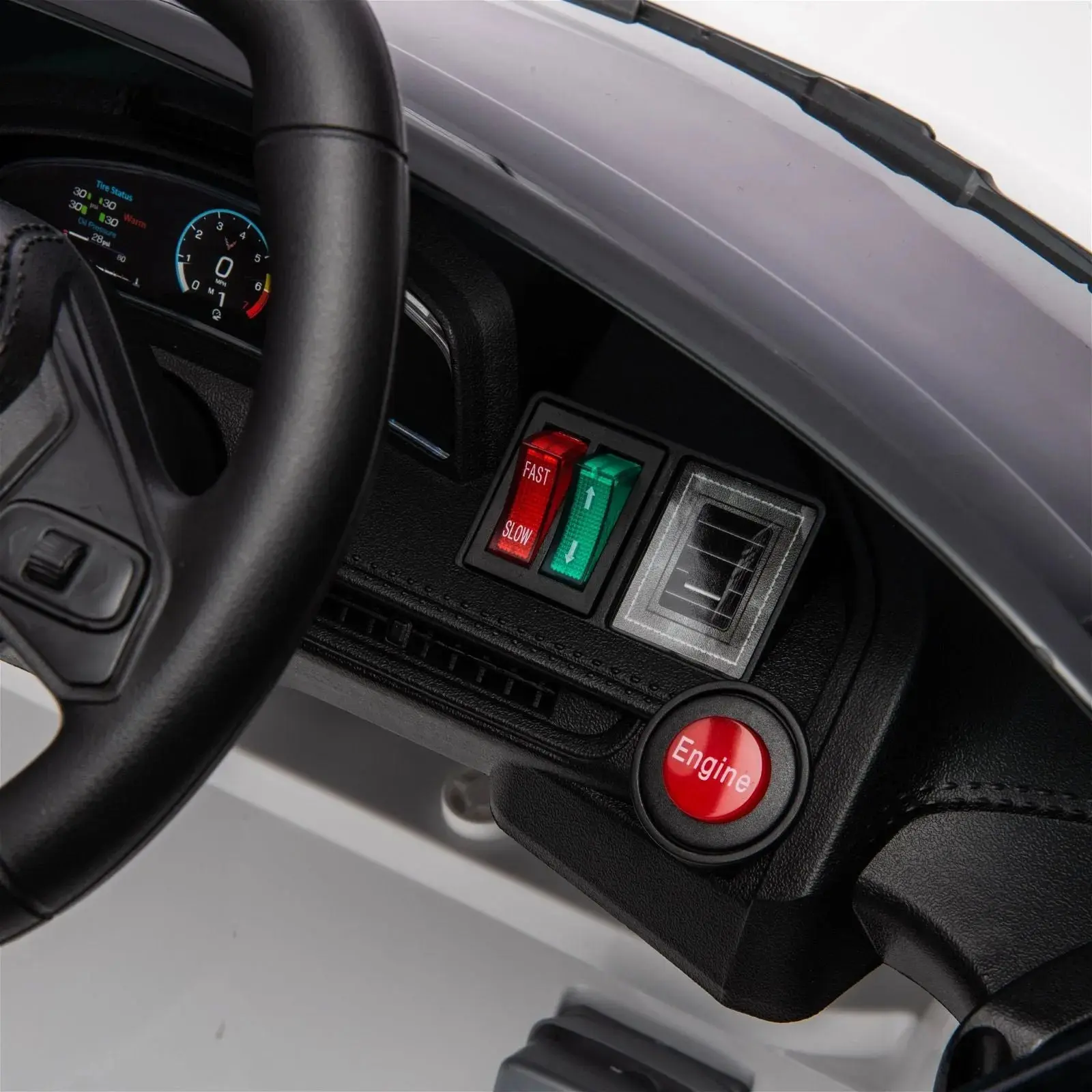 12V Chevrolet Corvette C8 1-Seater Kids Ride-On Car - Image 39