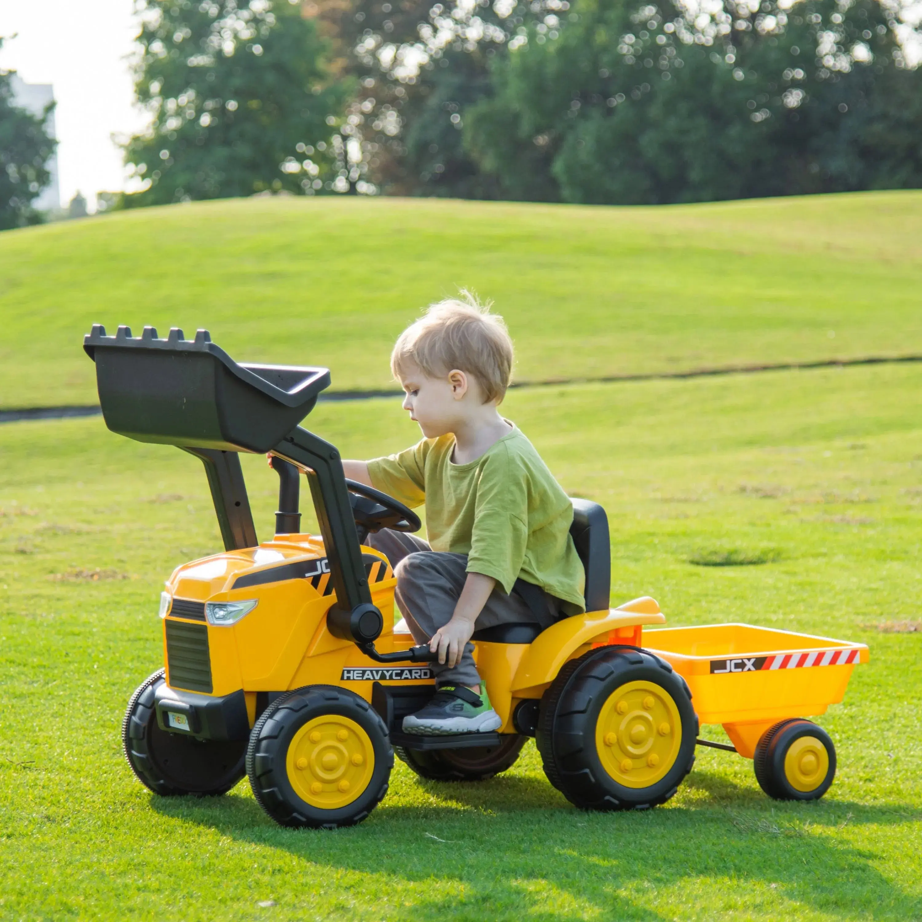 12V Freddo Excavator 1 Seater Ride on for Kids - Image 4