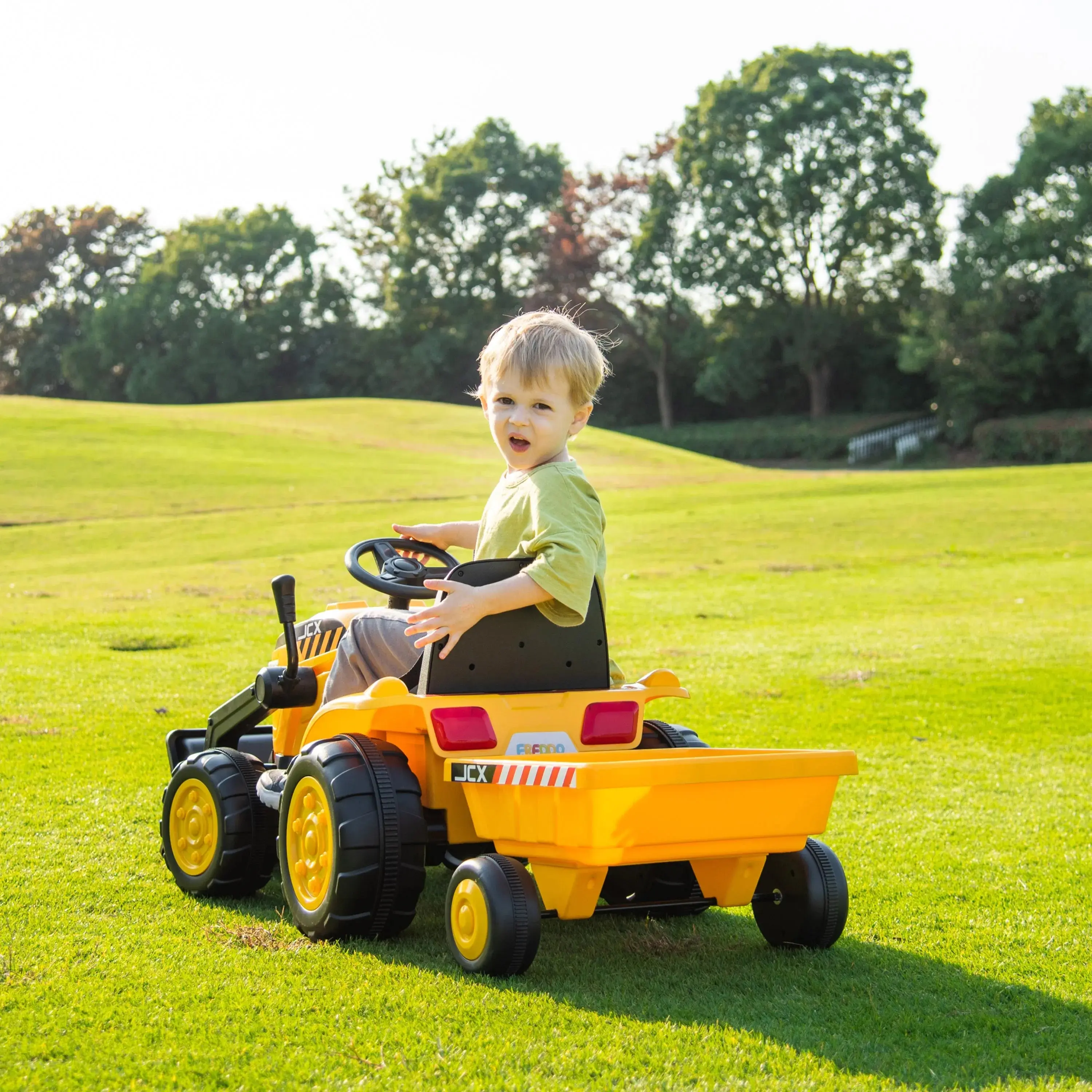 12V Freddo Excavator 1 Seater Ride on for Kids - Image 6