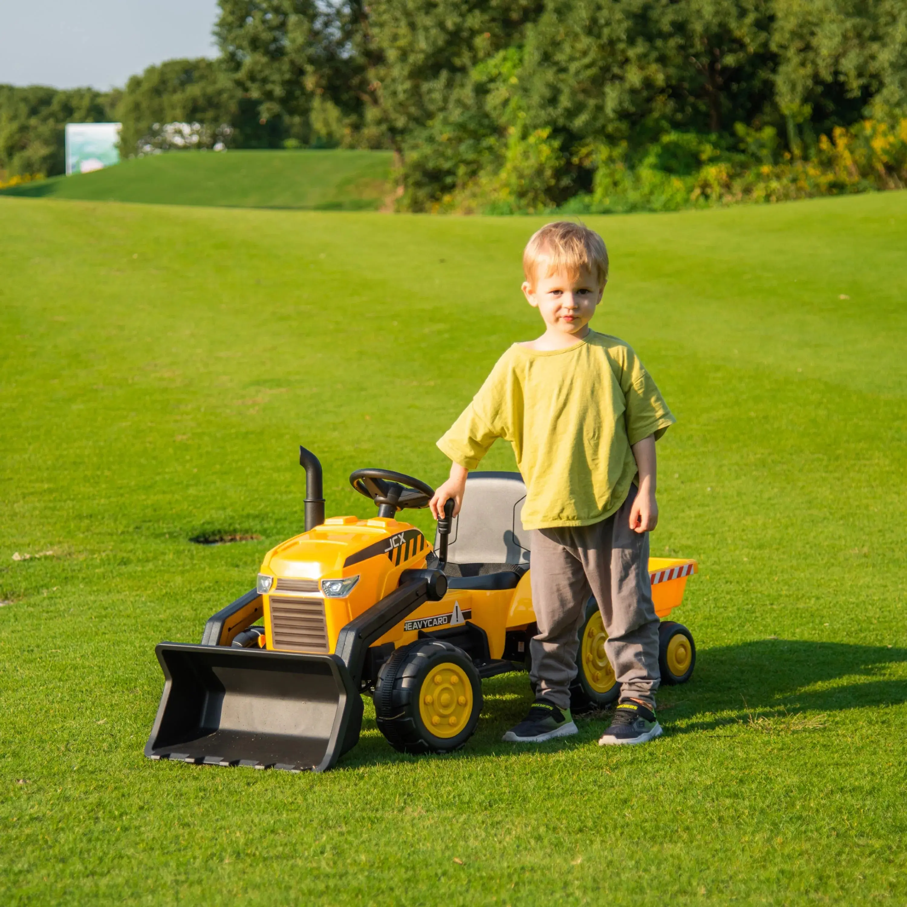 12V Freddo Excavator 1 Seater Ride on for Kids - Image 8