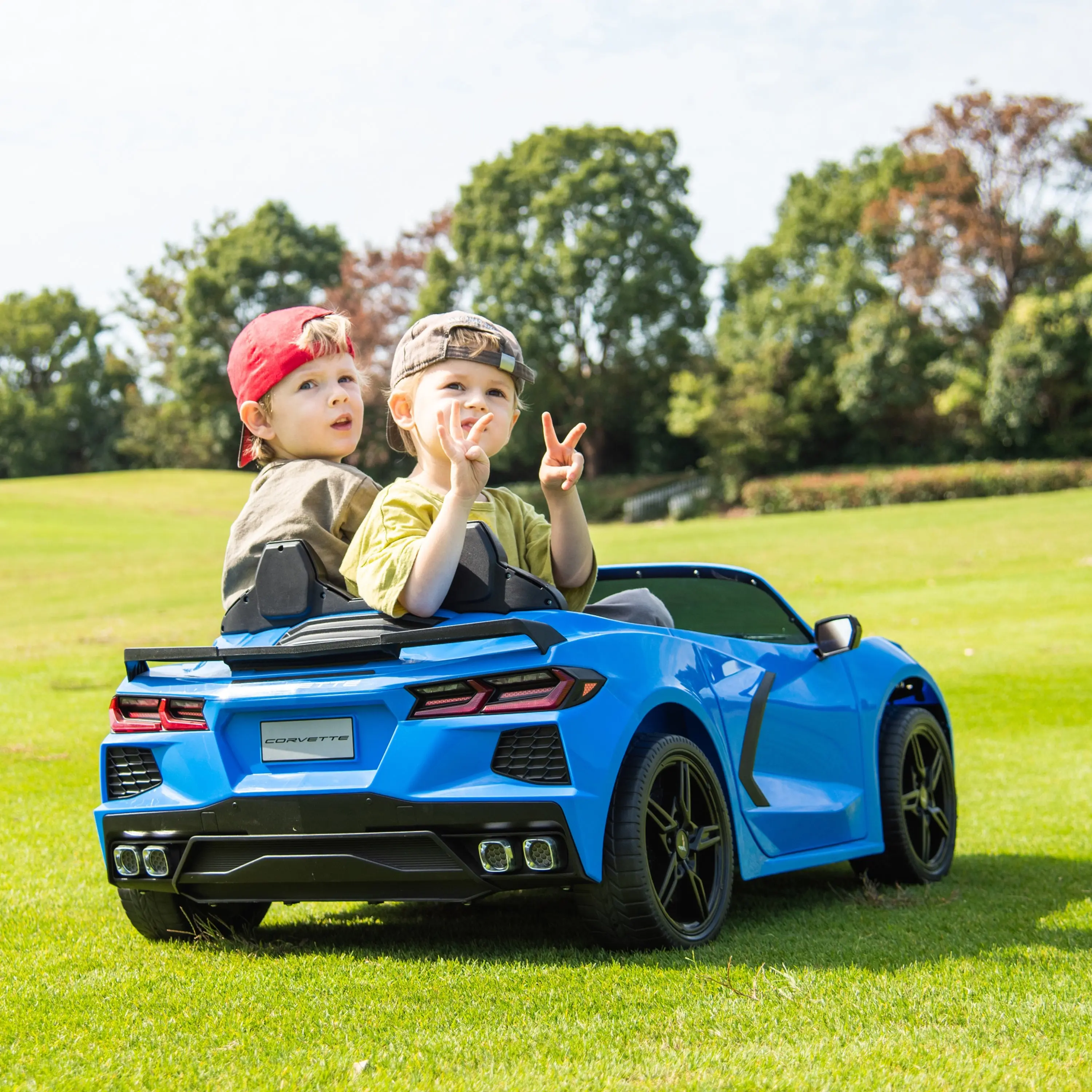 24V Chevrolet Corvette C8 2 Seater Ride on - Image 35
