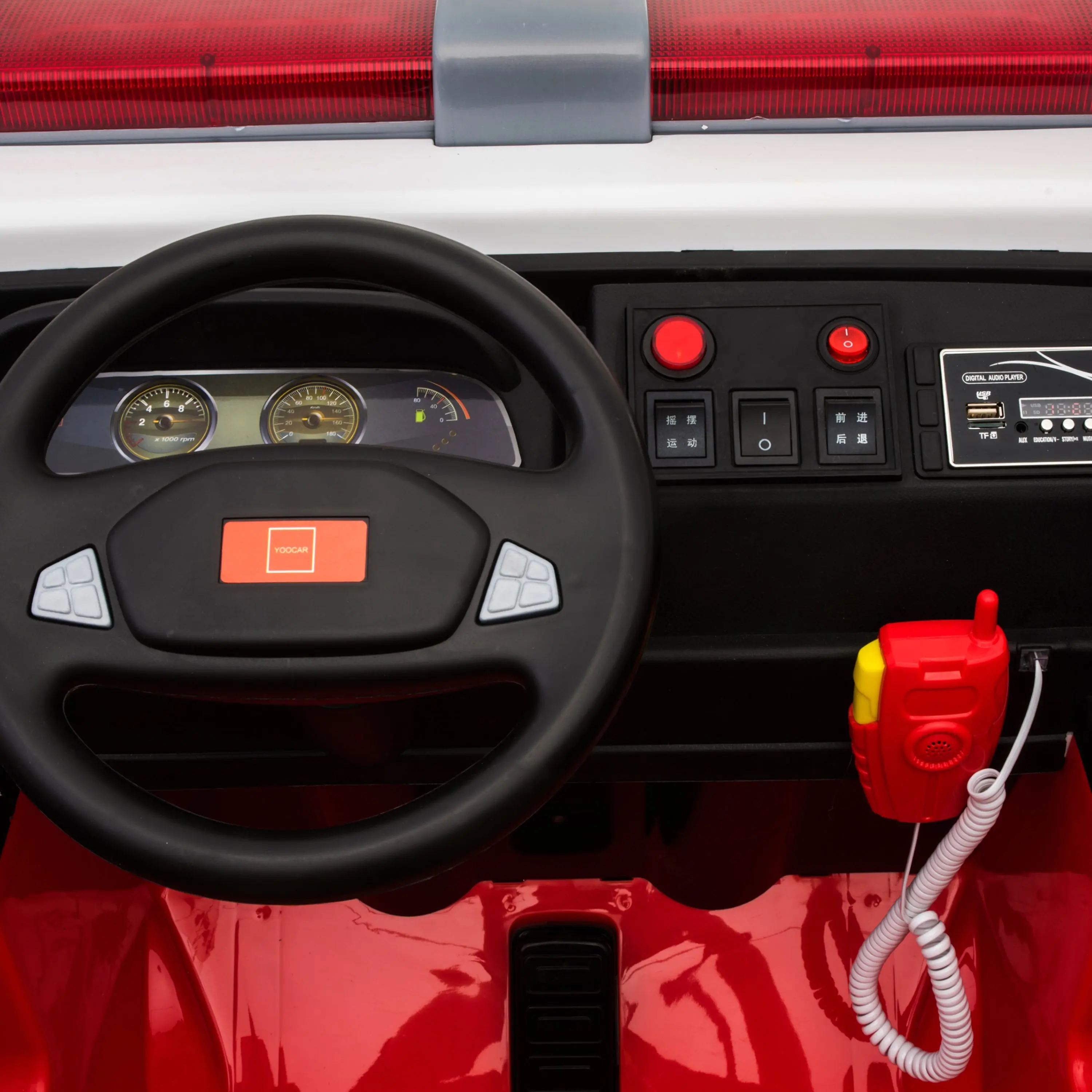 24V Freddo Fire Truck 2-Seater Ride on - Image 11