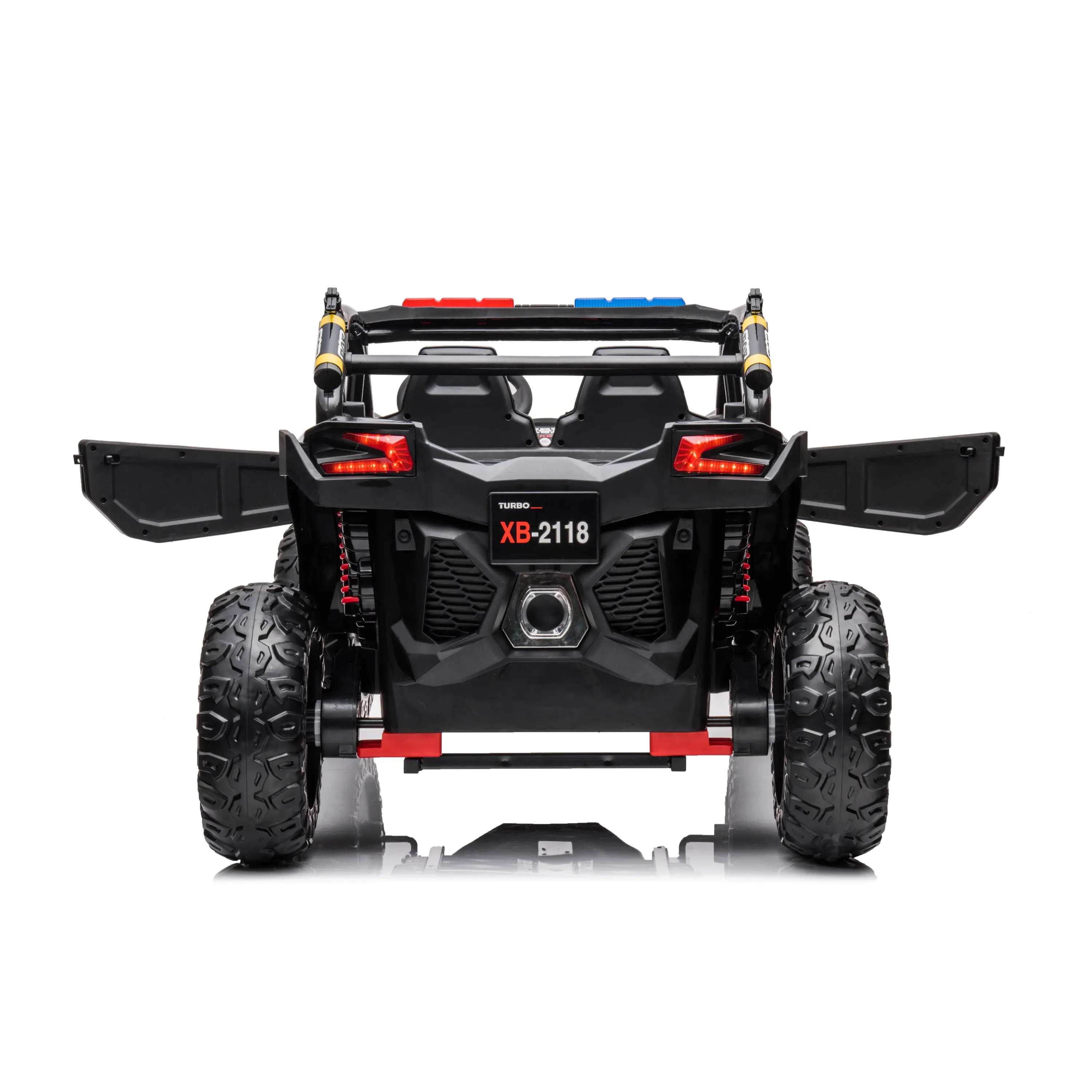 24V 4x4 Freddo Storm Police UTV 2-Seater for Kids with Lights & Sirens for Action-Packed Adventures - Image 19