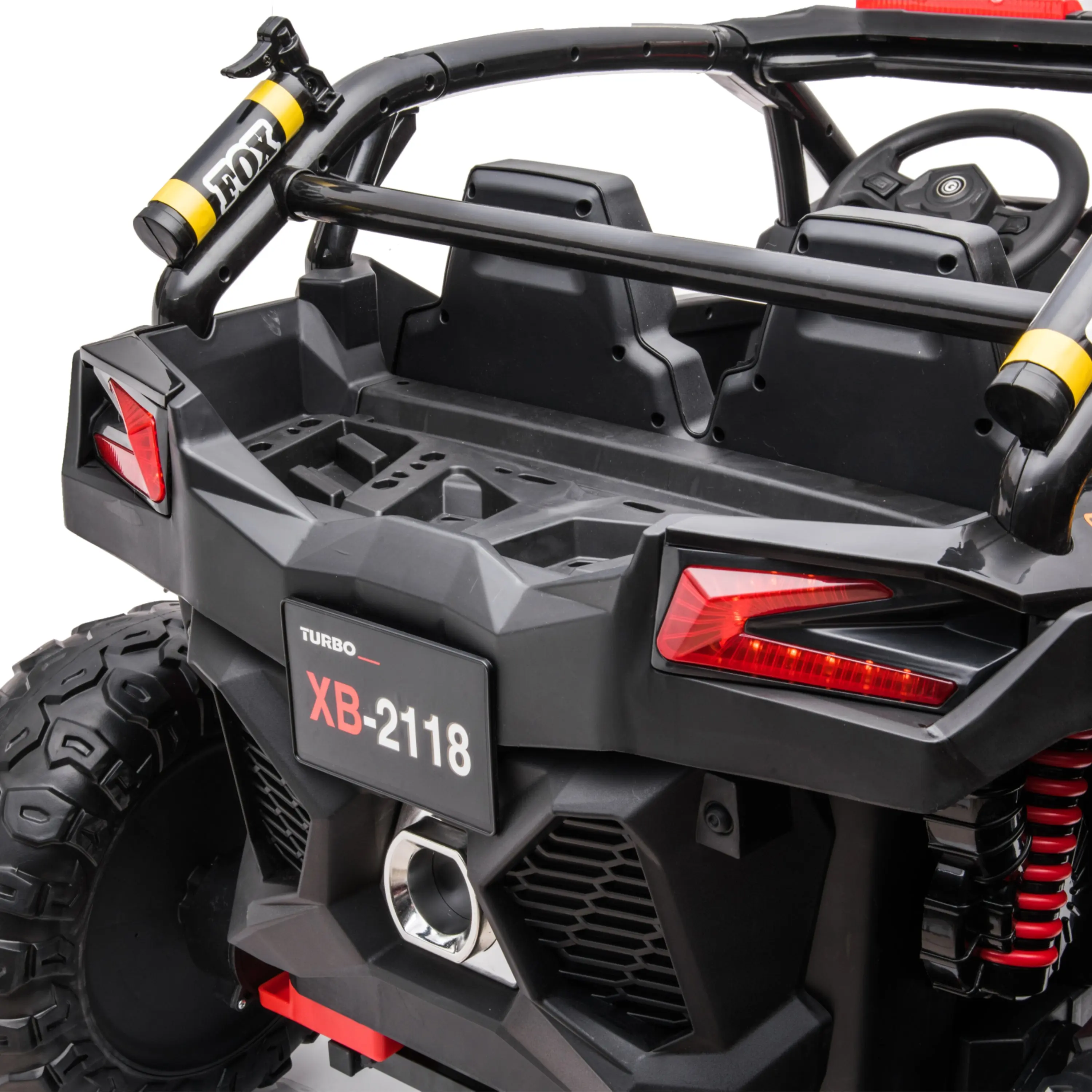 24V 4x4 Freddo Storm Police UTV 2-Seater for Kids with Lights & Sirens for Action-Packed Adventures - Image 23
