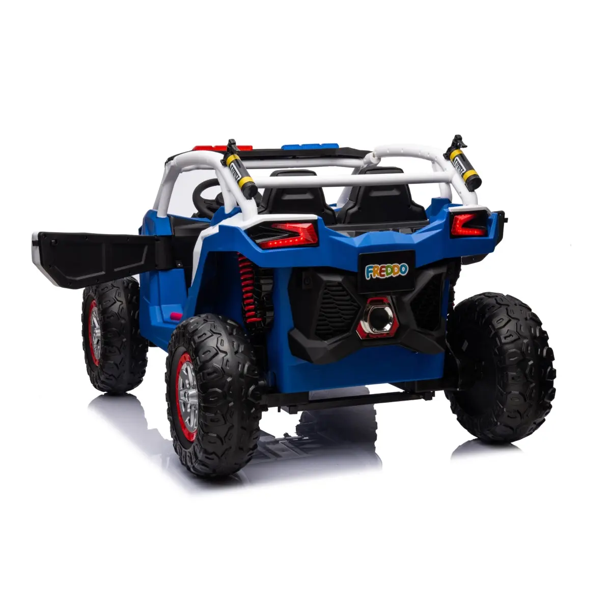 24V 4x4 Freddo Storm Police UTV 2-Seater for Kids with Lights & Sirens for Action-Packed Adventures - Image 8