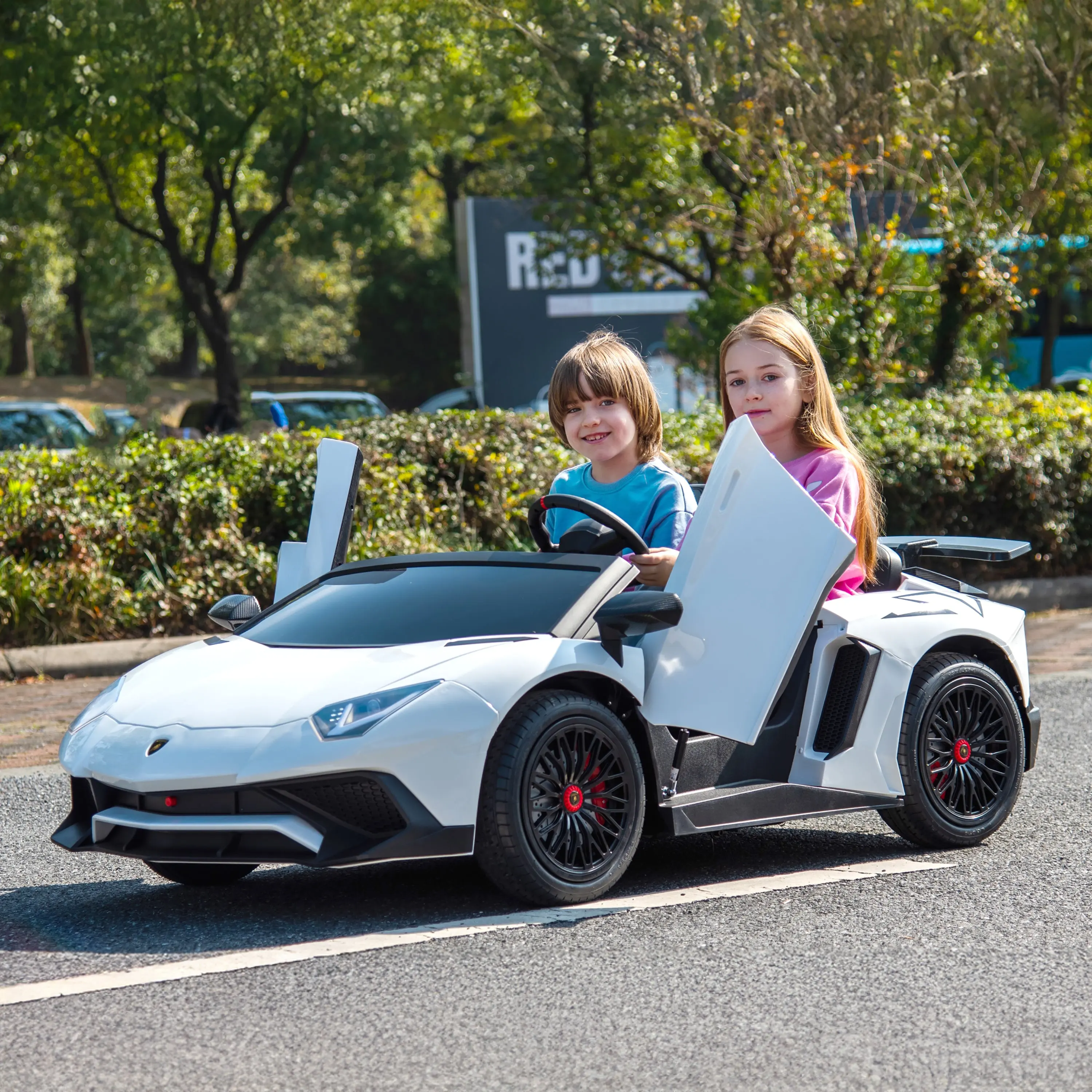 Officially Licensed Lamborghini Aventador 24V 2-Seater Ride-On - Image 57